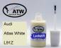 Preview: Audi, Atlas White, L91Z: 20ml Lackstift, von ATW Autoteile West.